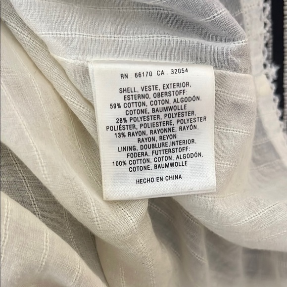 Maeve Navy A Line Mini Skirt w/ White Stitching Stripes - Size 4 - Picture 12 of 13